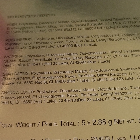 Scott Barnes | Naughty List | 5 Piece Lip Gloss Set NIB - Picture 5 of 5